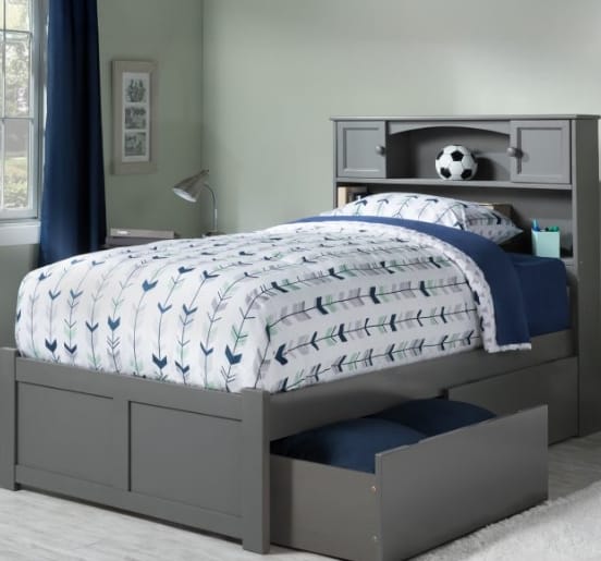Kids bed with storage